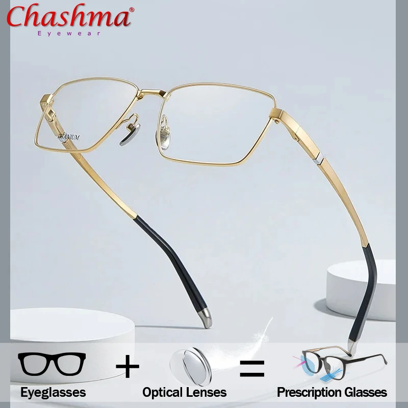 Chashma мужские очки из чистого титана, широкие гибкие оптические мультифокальные прогрессивные очки для чтения, близорукие мужские очки
Chashma мужские очки из чистого титана, широкие гибкие оптические мультифокальные прогрессивные очки для чтения, близорукие мужские очки