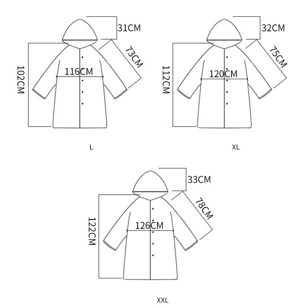 Black Slicker Women Transparent Raincoat Waterproof Mid Length Hooded Lightweight Rainwear Outdoor Cycling Riding Elegant
Black Slicker Women Transparent Raincoat Waterproof Mid Length Hooded Lightweight Rainwear Outdoor Cycling Riding Elegant
