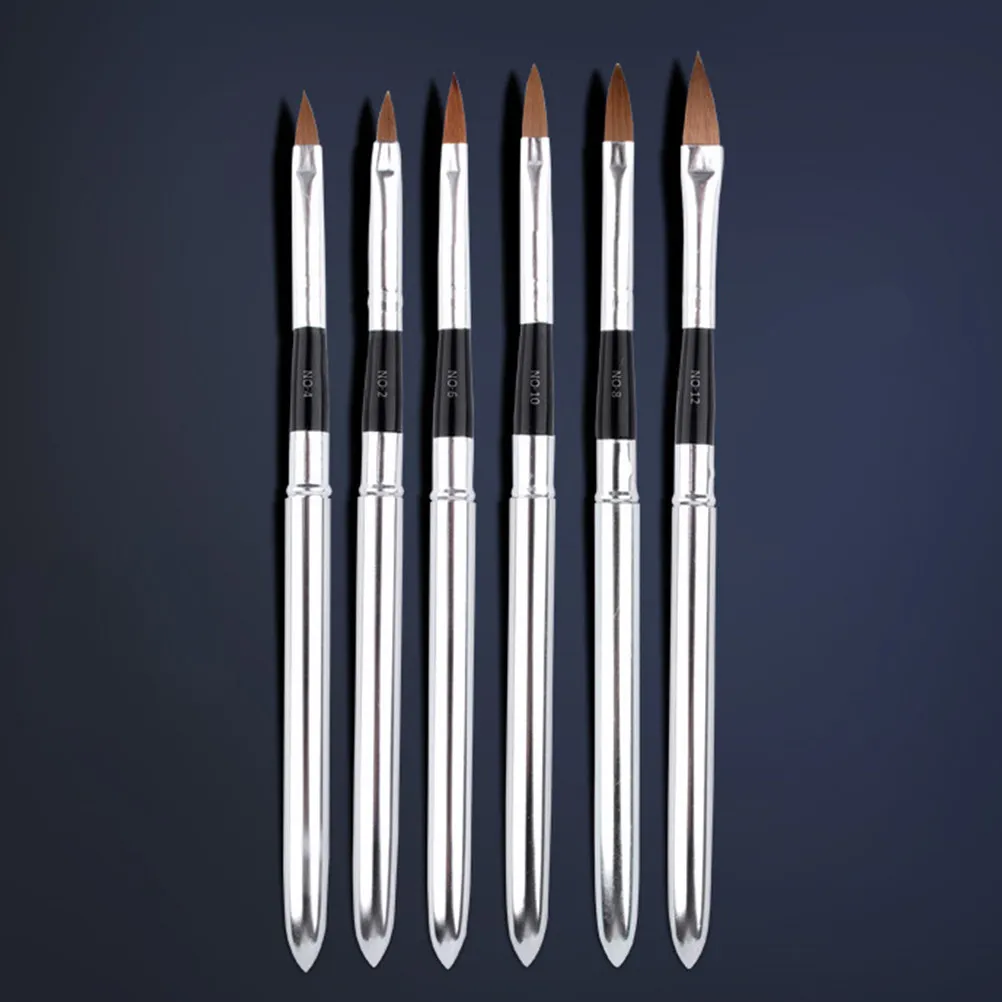 6Pcs Professional Nail Art Brushes Set for Dotting Painting Drawing Designs Synthetic Bristles Lightweight Stiff Nail Tools
6Pcs Professional Nail Art Brushes Set for Dotting Painting Drawing Designs Synthetic Bristles Lightweight Stiff Nail Tools