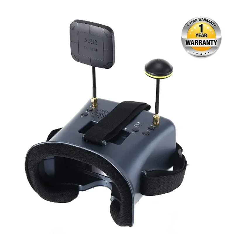 008D PRO 5.8GHz 40CH FPV Goggles, Built-in DVR, HD Display, Analog Video Receiver, Portable Box Goggles for FPV Models
008D PRO 5.8GHz 40CH FPV Goggles, Built-in DVR, HD Display, Analog Video Receiver, Portable Box Goggles for FPV Models