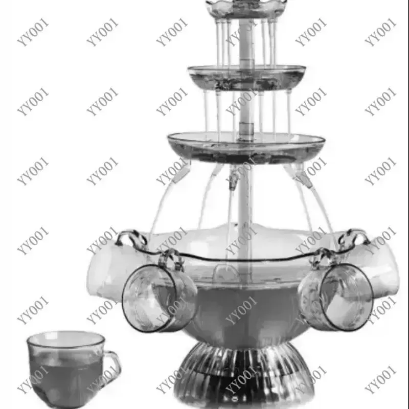 5-Tier Red Wine Fountain Tower Party Wine Tasting Decor for Wedding Celebration
5-Tier Red Wine Fountain Tower Party Wine Tasting Decor for Wedding Celebration