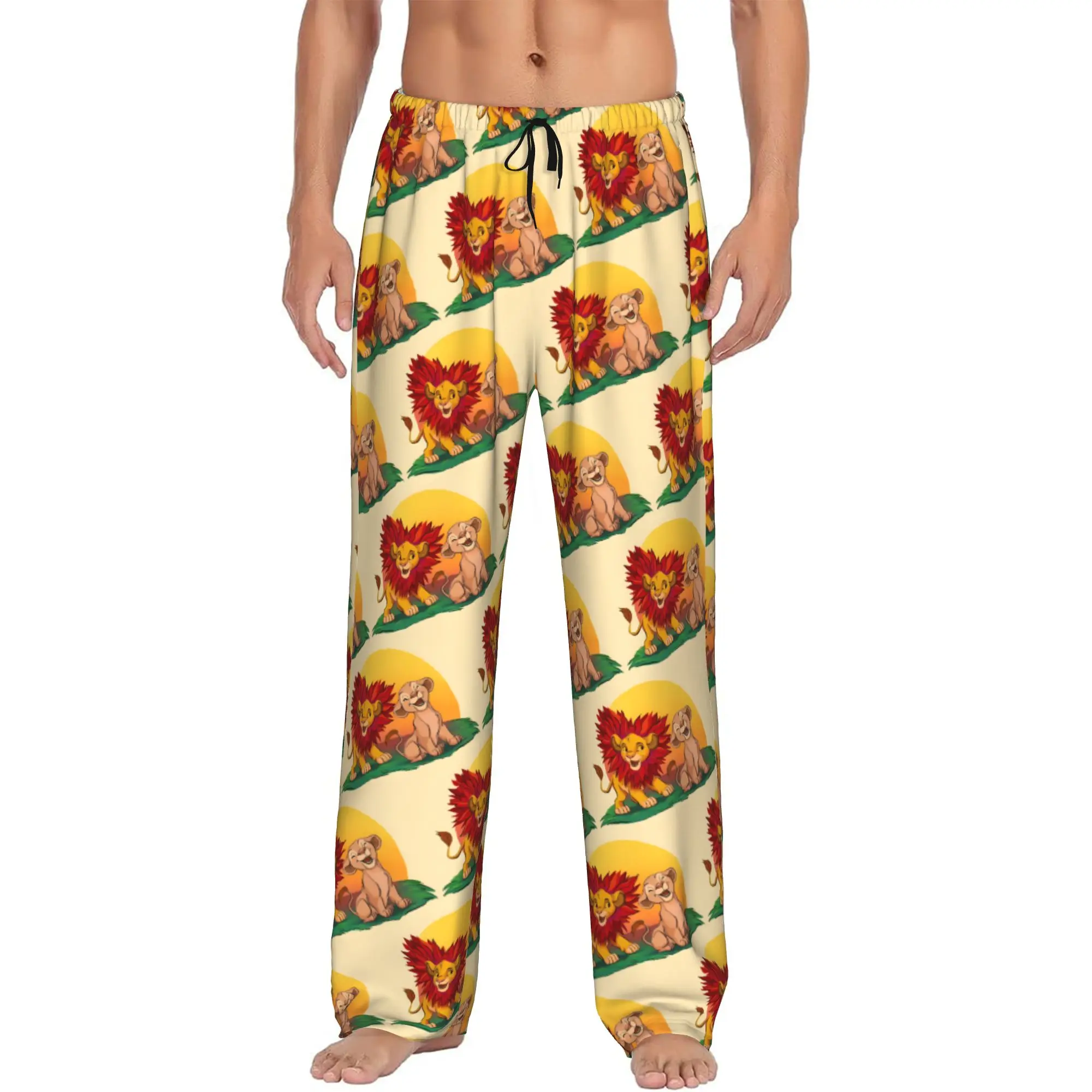 Custom Men's The Lion Cartoon K-Kings Pajama Pants Printed Anime Sleep Sleepwear Bottoms with Pockets
Custom Men's The Lion Cartoon K-Kings Pajama Pants Printed Anime Sleep Sleepwear Bottoms with Pockets