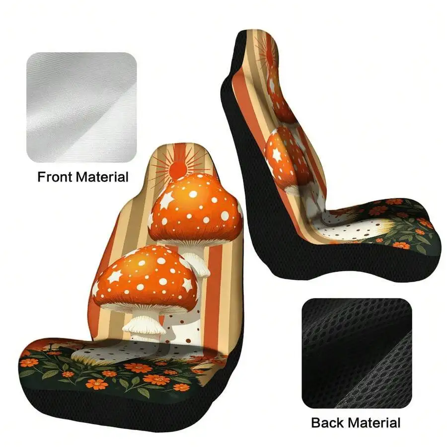 1Pc Mushroom And Flower Pattern Car Seat Cover Front Universal Durable Washable Four Seasons
1Pc Mushroom And Flower Pattern Car Seat Cover Front Universal Durable Washable Four Seasons