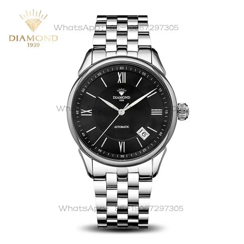 Shanghai Diamond Watch Men's Automatic Mechanical Watch Waterproof Roman Scale Calendar 2101 Official Genuine Men's Watch
Shanghai Diamond Watch Men's Automatic Mechanical Watch Waterproof Roman Scale Calendar 2101 Official Genuine Men's Watch