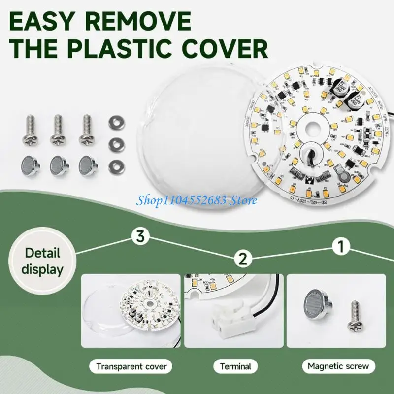 Y6GD 18W Ceiling Flush Light Replacement Panel Dimmable LED Retrofits Light Panel
Y6GD 18W Ceiling Flush Light Replacement Panel Dimmable LED Retrofits Light Panel