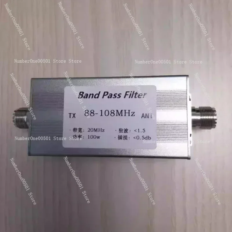 88MHz To 108MHz High-performance Bandpass Filter BPF M Female Socket Interface 100 Watt Power Capacity
88MHz To 108MHz High-performance Bandpass Filter BPF M Female Socket Interface 100 Watt Power Capacity