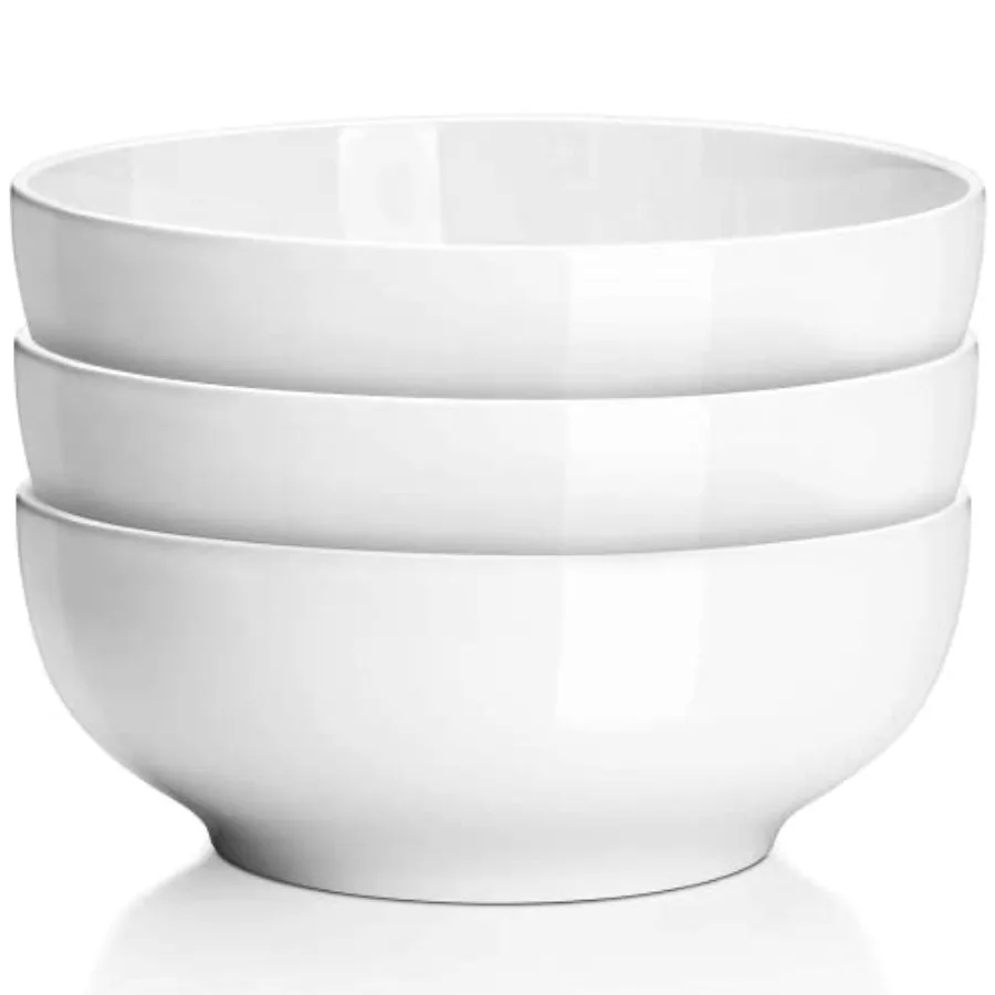 8" Large Salad Serving Bowls Set 1.8Qt/60 Oz Soup Bowls Tart Pan 9.5 inch Quiche Pan Ceramic Quiche Baking Dish Pan
8" Large Salad Serving Bowls Set 1.8Qt/60 Oz Soup Bowls Tart Pan 9.5 inch Quiche Pan Ceramic Quiche Baking Dish Pan