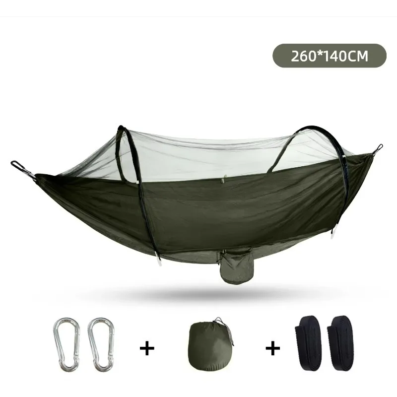 Durable Fully Automatic Quick-open Portable Bamboo Hammock Mosquito Net Outdoor Camping Hiking Travel Folding Swing Parachute
Durable Fully Automatic Quick-open Portable Bamboo Hammock Mosquito Net Outdoor Camping Hiking Travel Folding Swing Parachute