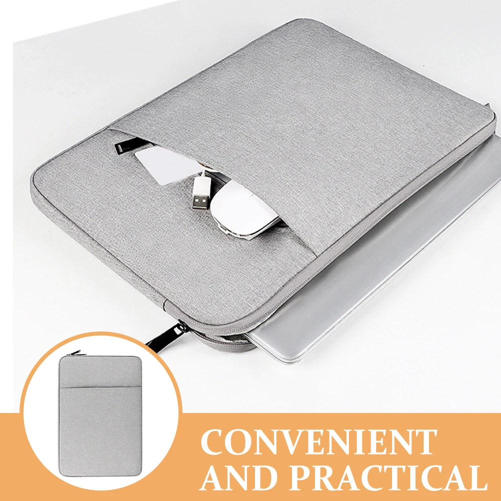 Laptop Protective Sleeve 14 1 15 4 Inch Grey Polyester Durable Soft Lining Scratch Resistant Travel Case Computer Bag
Laptop Protective Sleeve 14 1 15 4 Inch Grey Polyester Durable Soft Lining Scratch Resistant Travel Case Computer Bag