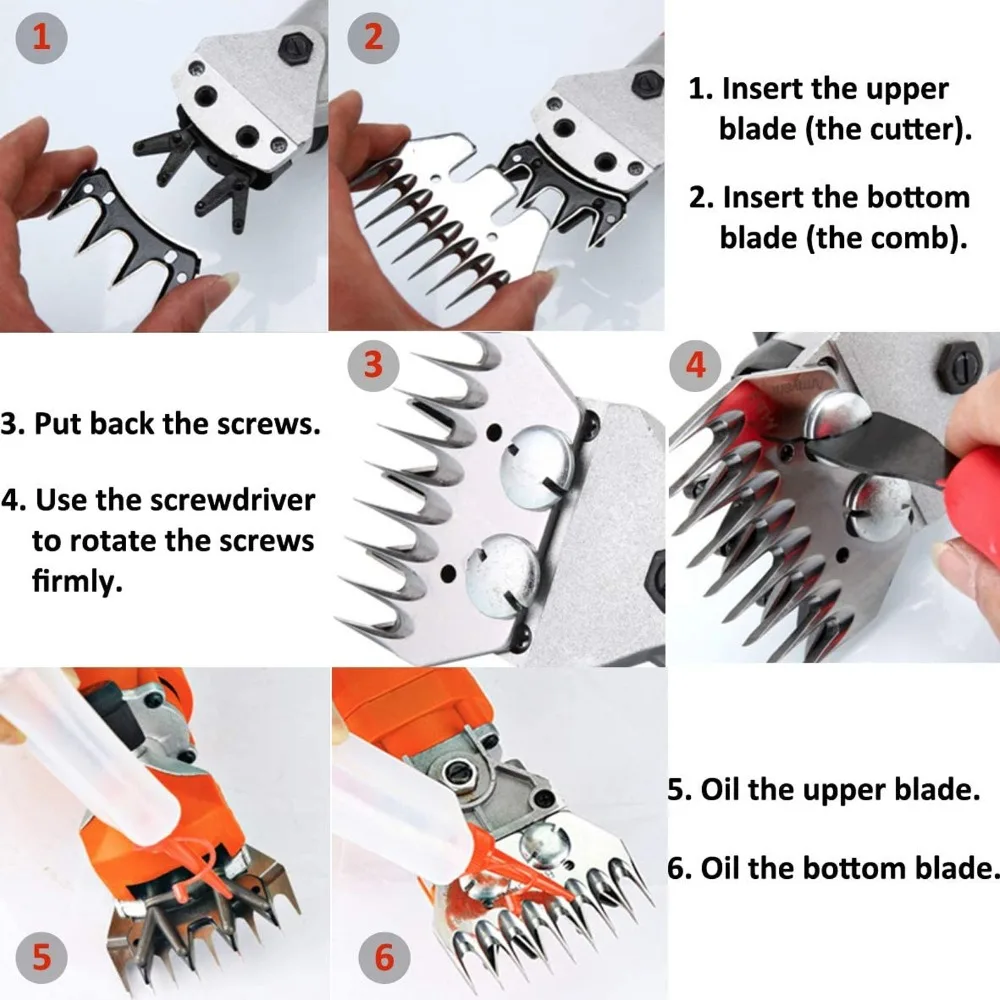 Curved Design Sheep Shears Blade 9 Tooth Electric Cutter Shear Replacement Blade Clipper Scissor Blade Livestock Care
Curved Design Sheep Shears Blade 9 Tooth Electric Cutter Shear Replacement Blade Clipper Scissor Blade Livestock Care
