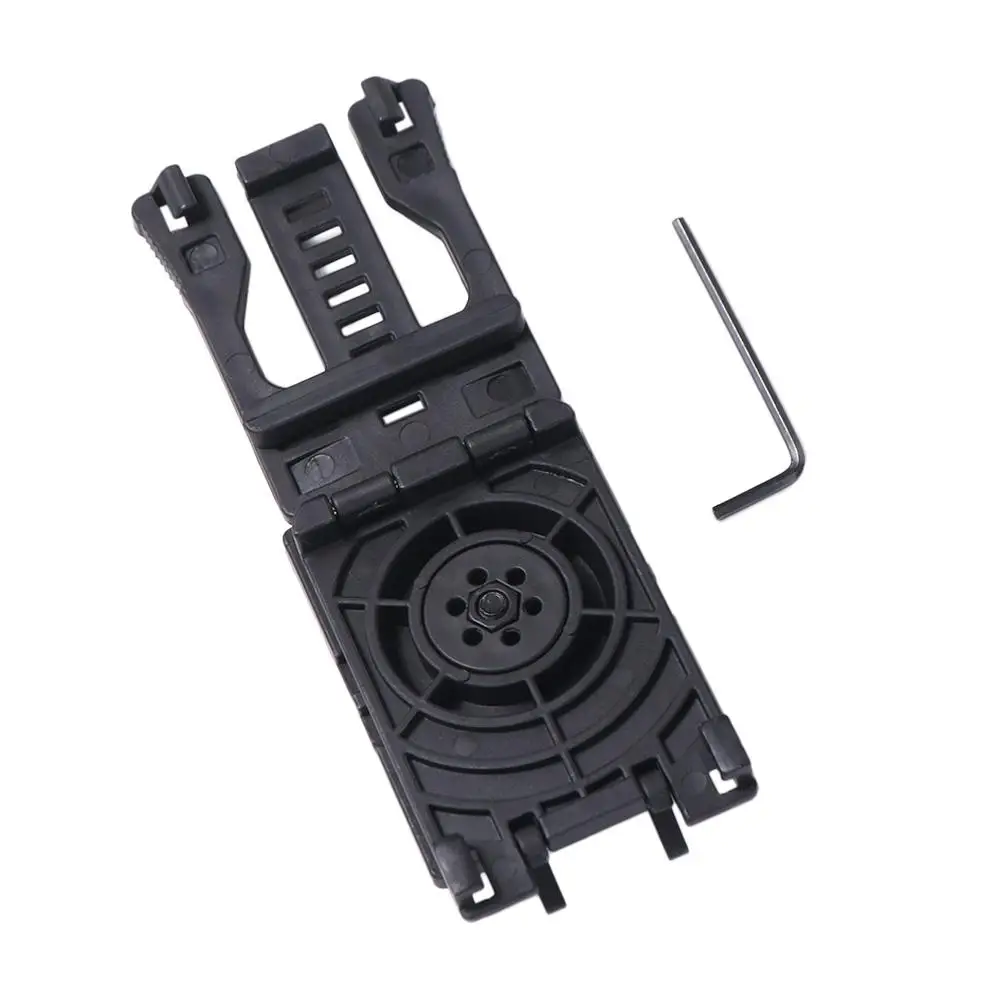 Molle Large Belt Clip 360 Degree Rotation 8-gear Plastic Quick Clip Buckle Mouting Screw with Mouting Screw Sheath Quick Clips
Molle Large Belt Clip 360 Degree Rotation 8-gear Plastic Quick Clip Buckle Mouting Screw with Mouting Screw Sheath Quick Clips