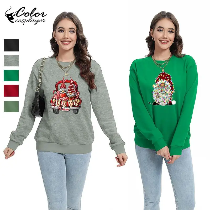 Color Cosplayer Retro Christmas Tracksuit Crewneck Xmas Cosplay Costume Adult Pullover Long Sleeved Sweatshirt Carnival Clothing
Color Cosplayer Retro Christmas Tracksuit Crewneck Xmas Cosplay Costume Adult Pullover Long Sleeved Sweatshirt Carnival Clothing