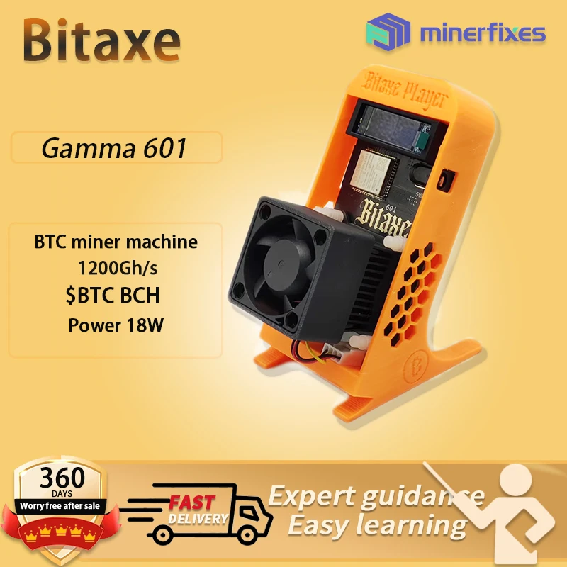 BTC Miners Original Bitaxe Gamma 601 1.2TH/S BM1370 от Antminer S21 Solo Bitcoin Miners с блоком питания ЕС Crypto Miner для домашнего использования 
BTC Miners Original Bitaxe Gamma 601 1.2TH/S BM1370 от Antminer S21 Solo Bitcoin Miners с блоком питания ЕС Crypto Miner для домашнего использования