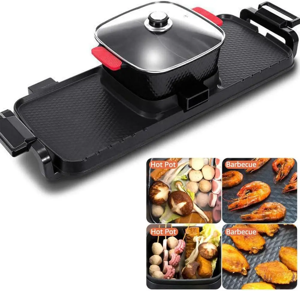 2 in 1 Electric Oven Electric Hot Pot Intelligent Temperature Control Split Detachable Multifunctional Electric Grill
2 in 1 Electric Oven Electric Hot Pot Intelligent Temperature Control Split Detachable Multifunctional Electric Grill