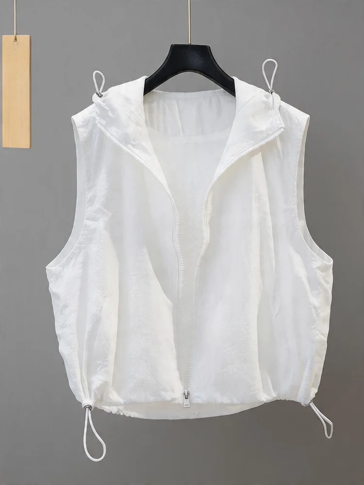 Spring Summer New Style Women's Loose Fitted Vest Sun Protection Outerwear Casual Sports Jacket Thin Workwear Polyester Fiber
Spring Summer New Style Women's Loose Fitted Vest Sun Protection Outerwear Casual Sports Jacket Thin Workwear Polyester Fiber