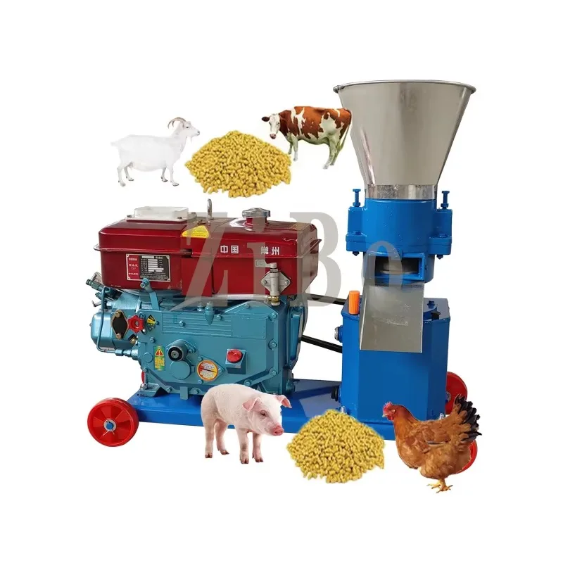 Hot sale200kg/h Small New High-Productivity Animal Feed Pellet Mill Chicken Feed Making Machine Animal Feed Palletizer
Hot sale200kg/h Small New High-Productivity Animal Feed Pellet Mill Chicken Feed Making Machine Animal Feed Palletizer