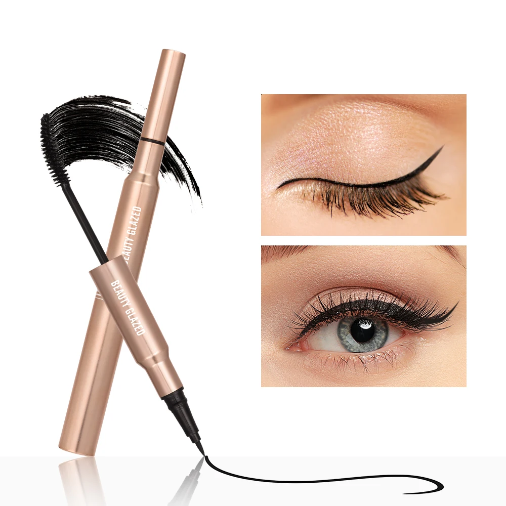 Подводка для глаз и тушь для ресниц Beauty Glazed с большими пушистыми глазами, 2 в 1 ручка для макияжа, двухсторонний Водостойкий карандаш для подводки, быстросохнущая тушь для ресниц
Подводка для глаз и тушь для ресниц Beauty Glazed с большими пушистыми глазами, 2 в 1 ручка для макияжа, двухсторонний Водостойкий карандаш для подводки, быстросохнущая тушь для ресниц