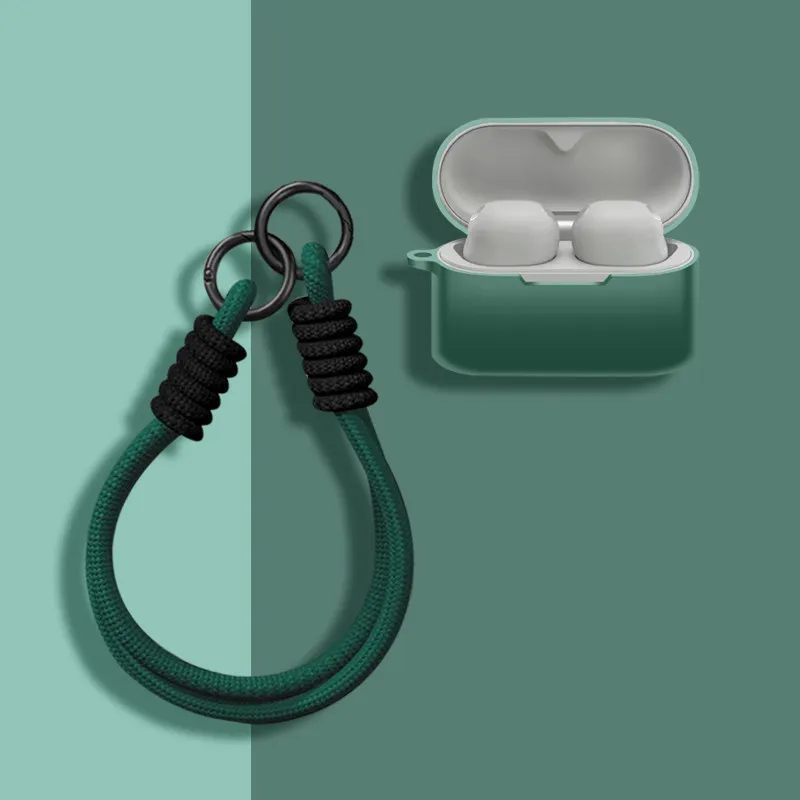 Fashion Rope Silicone Earbuds Case Shockproof Cover For Sony WF-1000XM6 Wireless Headphones Bags
Fashion Rope Silicone Earbuds Case Shockproof Cover For Sony WF-1000XM6 Wireless Headphones Bags