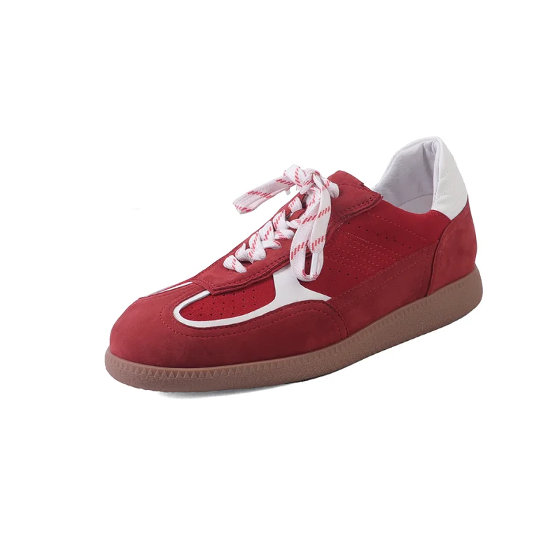 Women Sneakers Spring Autumn Cowsuede Casual Shoes Fashion Women's Lace-Up Simple Sports Shoes Girls Cozy Sneakers
Women Sneakers Spring Autumn Cowsuede Casual Shoes Fashion Women's Lace-Up Simple Sports Shoes Girls Cozy Sneakers
