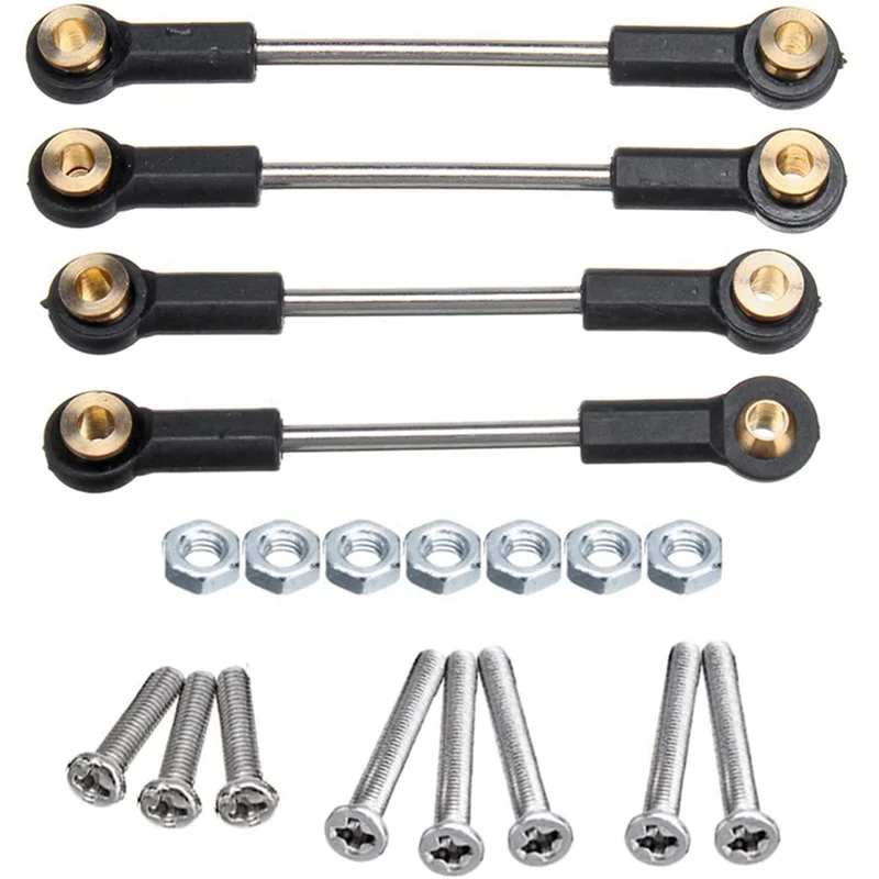 A13Q-2X Metal Chassis Suspension Link Tie Rod Set For WPL C14 C24 C24-1 1/16 RC Car Upgrade Parts Accessories
A13Q-2X Metal Chassis Suspension Link Tie Rod Set For WPL C14 C24 C24-1 1/16 RC Car Upgrade Parts Accessories