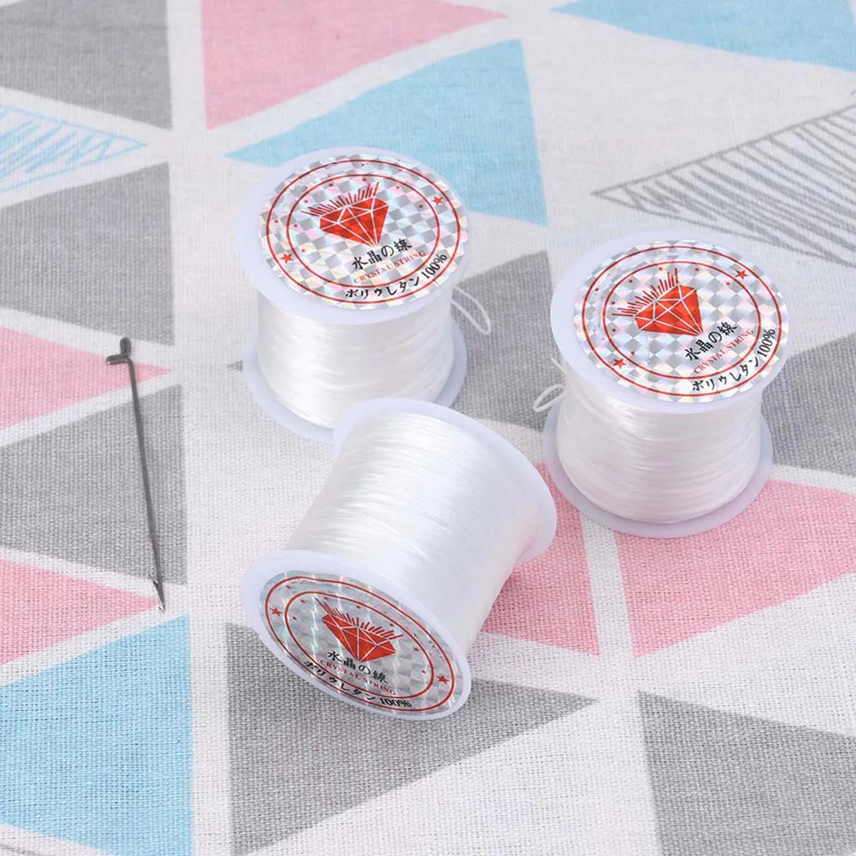 3Pcs Crystal Beaded Line Elastic Rope Strong Nylon Thread for Handmade Jewelry Craft DIY Accessories Vibrant Colorful String
3Pcs Crystal Beaded Line Elastic Rope Strong Nylon Thread for Handmade Jewelry Craft DIY Accessories Vibrant Colorful String