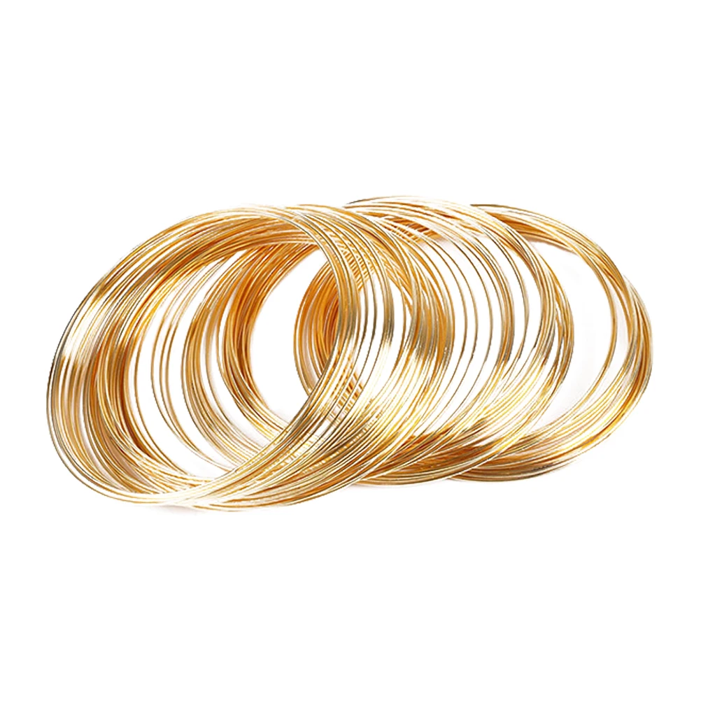 60Pcs Alloy Jewelry Wire for Making Bracelets Rings Bangle Necklace Circles Fashion Accessory Lightweight Portable
60Pcs Alloy Jewelry Wire for Making Bracelets Rings Bangle Necklace Circles Fashion Accessory Lightweight Portable