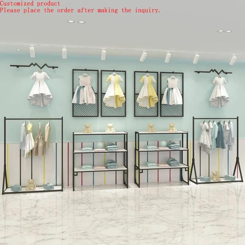 Children Garment Store Furniture Baby Clothing Stores Display Rack for Kids Clothing Retail Shop
Children Garment Store Furniture Baby Clothing Stores Display Rack for Kids Clothing Retail Shop