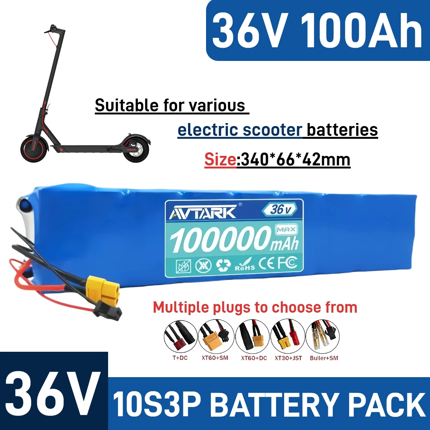 Original 36V 100Ah 10S3P Battery Pack, quality assurance, for Xiaomi Mijia electric scooter Special Battery Pack
Original 36V 100Ah 10S3P Battery Pack, quality assurance, for Xiaomi Mijia electric scooter Special Battery Pack