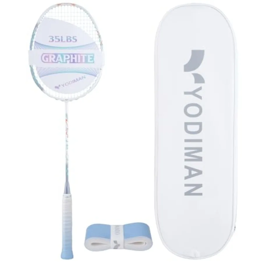 YODIMAN Badminton Racket Pro Ultra-Light Carbon Fiber Graphite M46X Professional Performance Badminton Racquet 4U 5U Head Heavy
YODIMAN Badminton Racket Pro Ultra-Light Carbon Fiber Graphite M46X Professional Performance Badminton Racquet 4U 5U Head Heavy