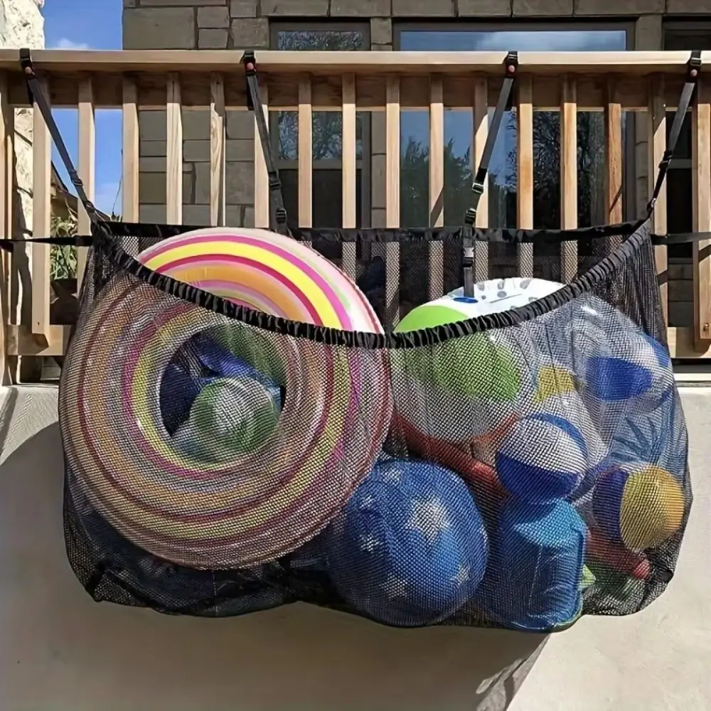 Portable Large Capacity Swimming Pool Hanging Storage Bag Adjustable Folding Beach Hanging Bag Heavy Duty Mesh Storage Bag Beach
Portable Large Capacity Swimming Pool Hanging Storage Bag Adjustable Folding Beach Hanging Bag Heavy Duty Mesh Storage Bag Beach