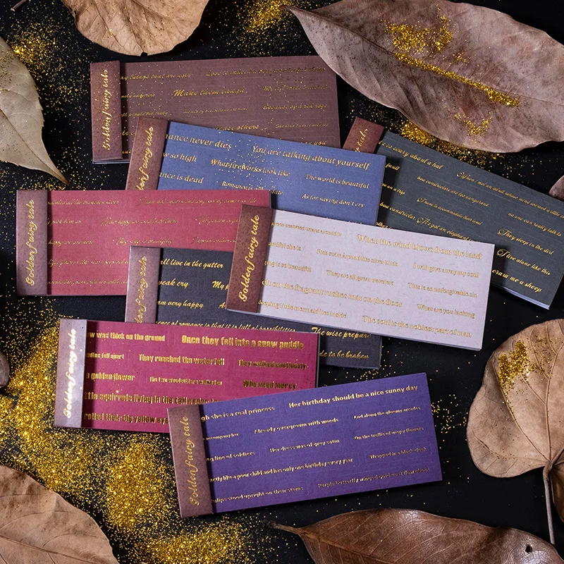 20PCS Golden Fairy Series Decorative Stickers Book Retro English Poetry Sticker DIY Scrapbooking Label Diary Journal Planner
20PCS Golden Fairy Series Decorative Stickers Book Retro English Poetry Sticker DIY Scrapbooking Label Diary Journal Planner