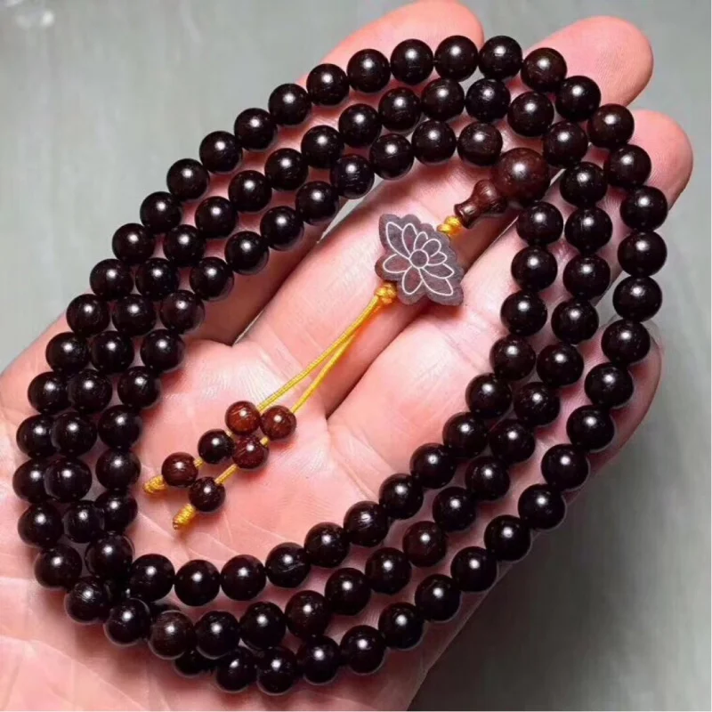 Authentic Indian - bracelet small-leaf rosewood inlaid with silver thread and a cloud pendant
Authentic Indian - bracelet small-leaf rosewood inlaid with silver thread and a cloud pendant