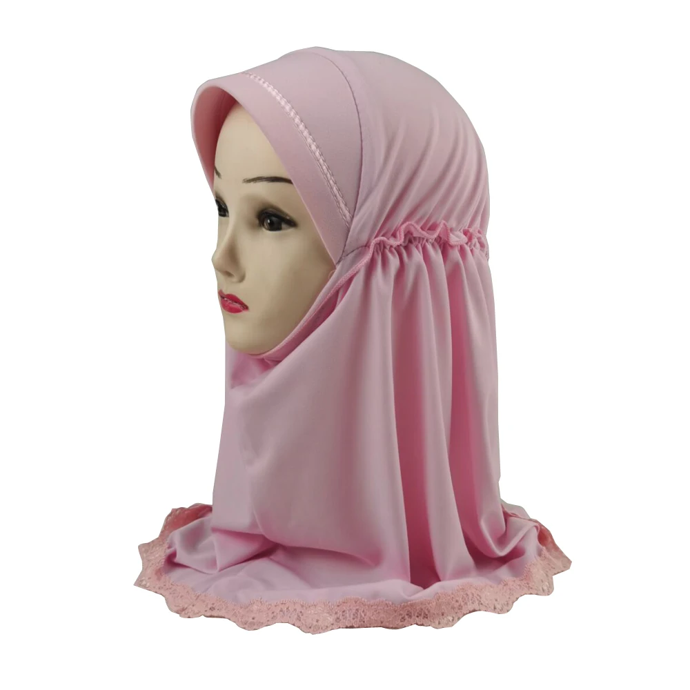 Muslim Kids Girls One Piece Lace Hijab Prayer Cap Underscarf Headscarf Shawl Wrap Pull On Turban Instant Headwear Ramadan
Muslim Kids Girls One Piece Lace Hijab Prayer Cap Underscarf Headscarf Shawl Wrap Pull On Turban Instant Headwear Ramadan