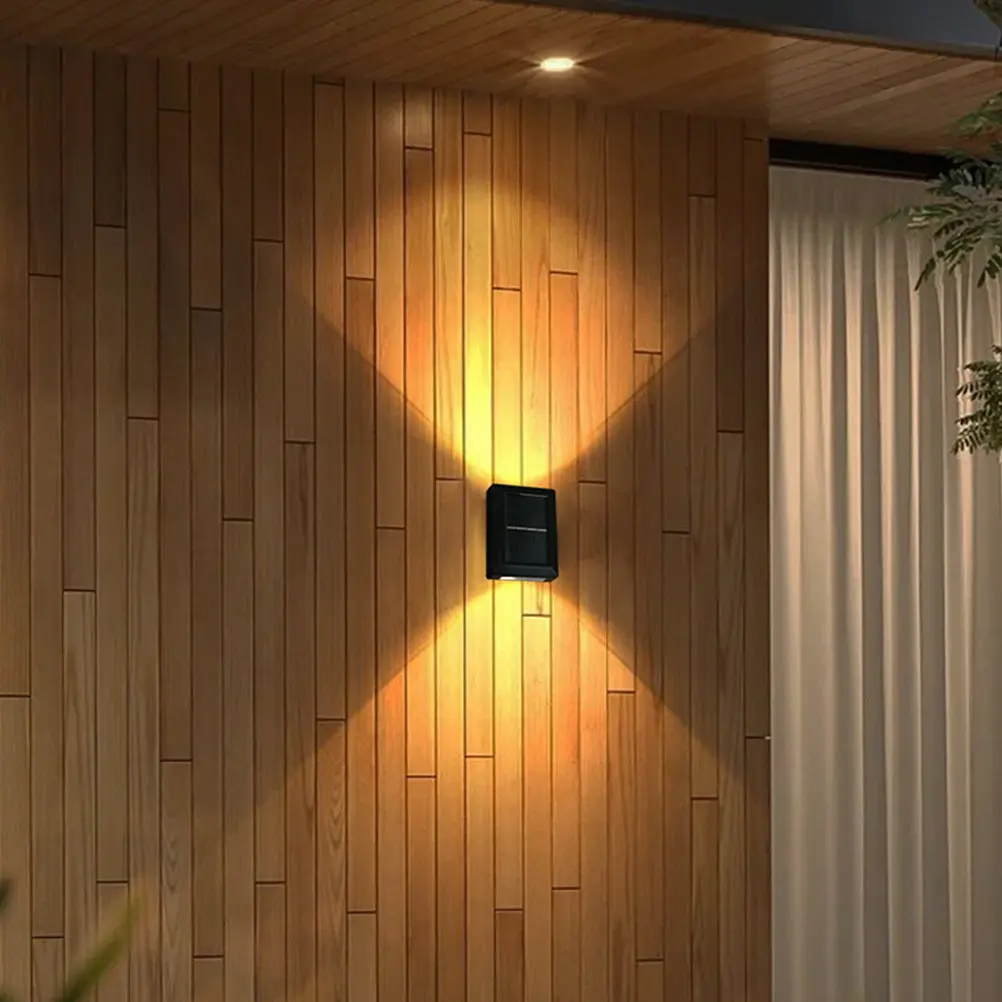 2Pcs Solar Wall Light Outdoor Modern Design Waterproof Garden Yard Patio Fence Solar Powered LED Lights for Pathway Porch Deck
2Pcs Solar Wall Light Outdoor Modern Design Waterproof Garden Yard Patio Fence Solar Powered LED Lights for Pathway Porch Deck
