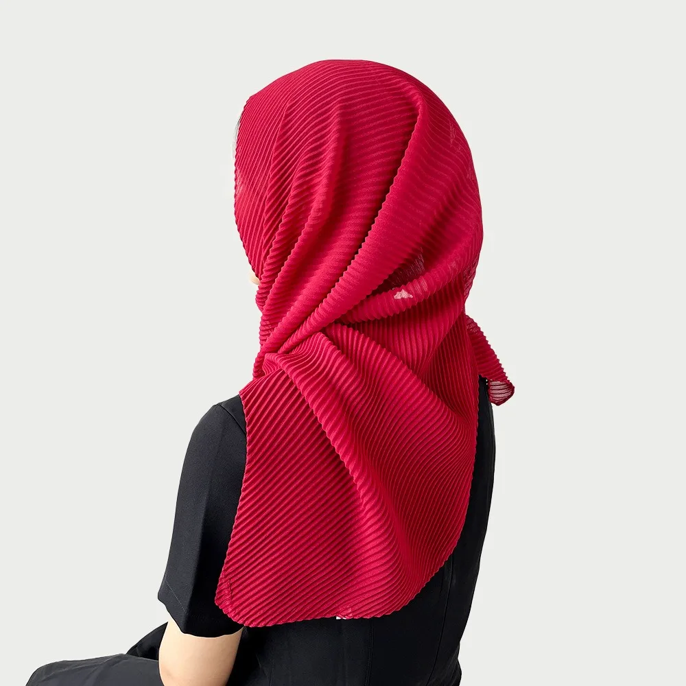 Fashion Soft Wrap Chiffon Hair Scarf Slender Hair Band Solid-color Bandana Elegant Rhombus Pleated Silk Scarf Girls
Fashion Soft Wrap Chiffon Hair Scarf Slender Hair Band Solid-color Bandana Elegant Rhombus Pleated Silk Scarf Girls