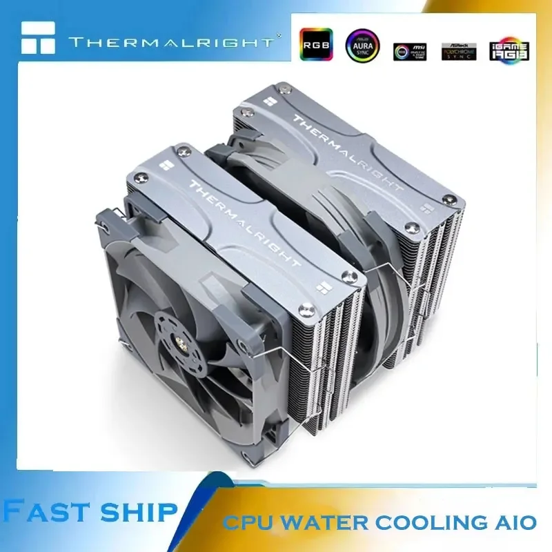 Thermalright PC Case CPU Cooler Twin towers C12PRO-G+D14X Computer Cooling Fans AGHP heat pipe For LGA115X LGA1200 LGA2011 AM4
Thermalright PC Case CPU Cooler Twin towers C12PRO-G+D14X Computer Cooling Fans AGHP heat pipe For LGA115X LGA1200 LGA2011 AM4