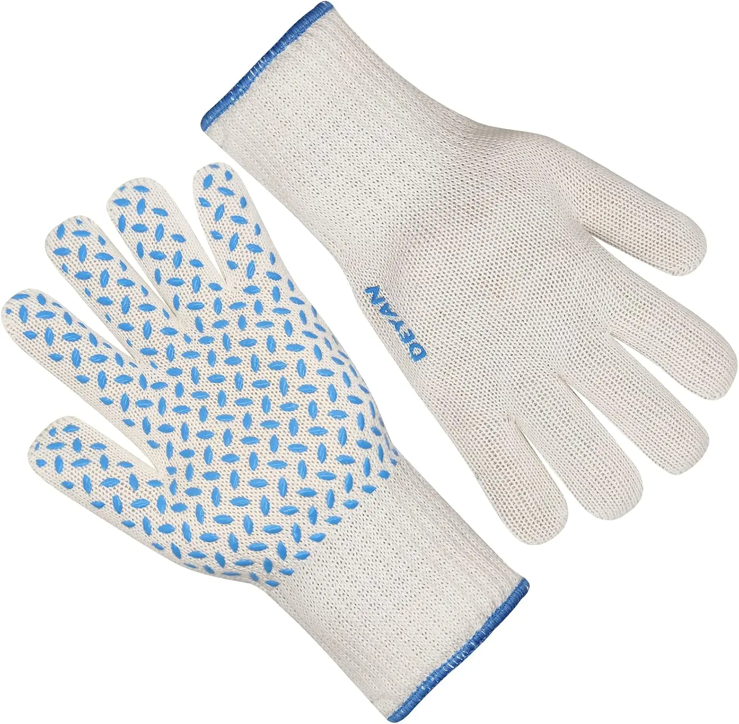 Heat Resistant Oven Gloves 932°F | Silicone Non-Slip Mitts with Flexible Fingers for Baking, BBQ, Grilling - Machine Washable (White, 1 Pair)
Heat Resistant Oven Gloves 932°F | Silicone Non-Slip Mitts with Flexible Fingers for Baking, BBQ, Grilling - Machine Washable (White, 1 Pair)