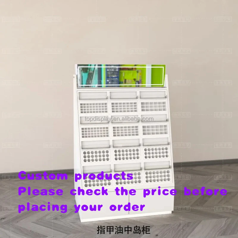 custom.Factory White Wooden & Metal Cosmetic Display Stand Lipstick and Perfume Skin Care
custom.Factory White Wooden & Metal Cosmetic Display Stand Lipstick and Perfume Skin Care
