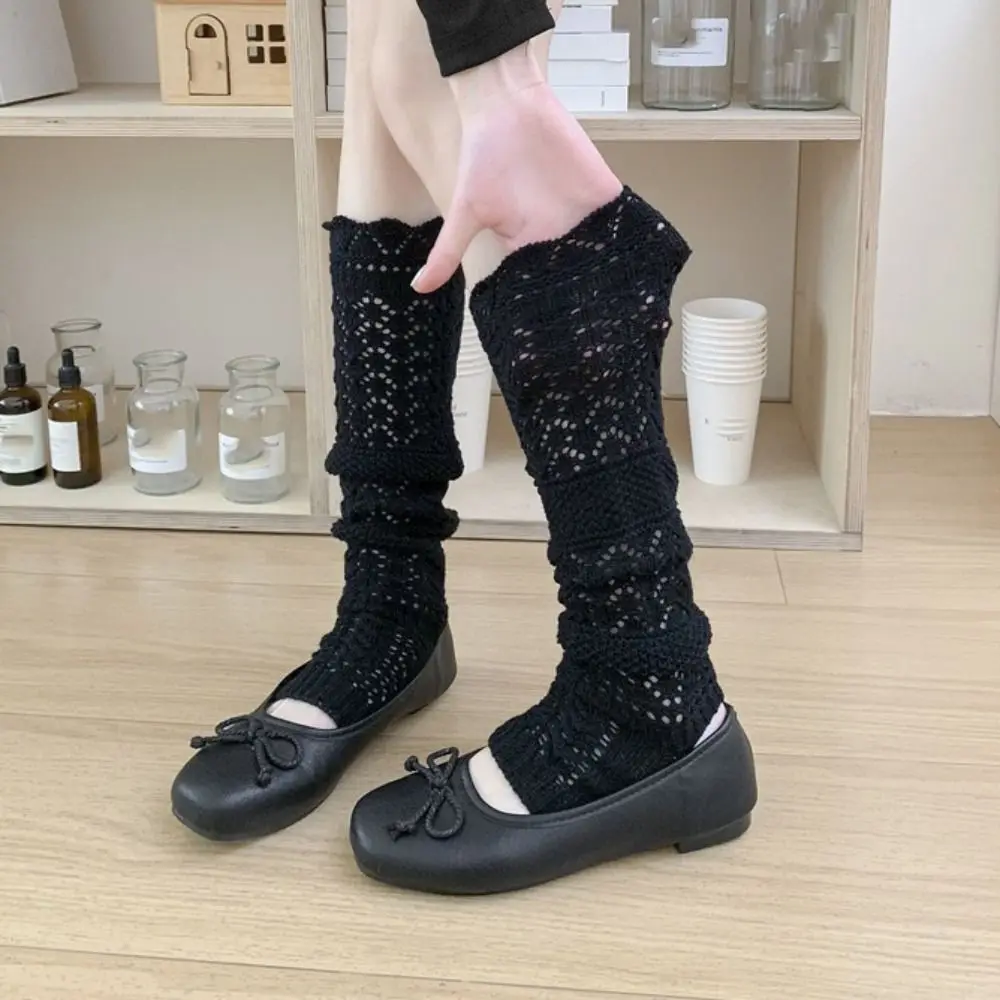 Simple Y2k JK Calf Long Socks Lolita Leg Warmers Balletcore Stockings Hollow Out Sweet Mid-tube Stocking Spring
Simple Y2k JK Calf Long Socks Lolita Leg Warmers Balletcore Stockings Hollow Out Sweet Mid-tube Stocking Spring