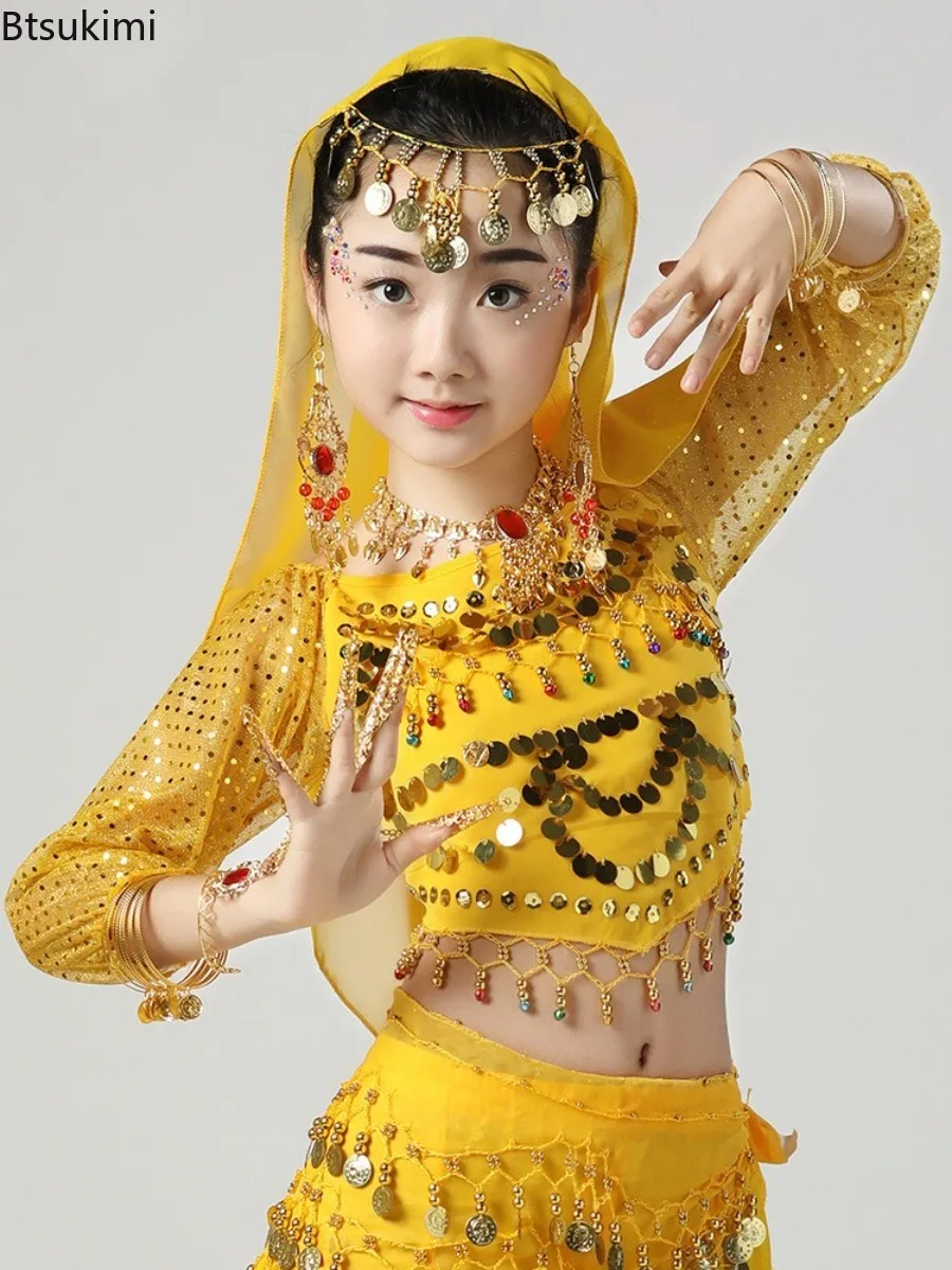 2025 топы для танца живота с длинными рукавами для девочек, Хэллоуин, индийский сценический костюм для выступлений, костюм для косплея, костюмы для этнических танцев
2025 топы для танца живота с длинными рукавами для девочек, Хэллоуин, индийский сценический костюм для выступлений, костюм для косплея, костюмы для этнических танцев