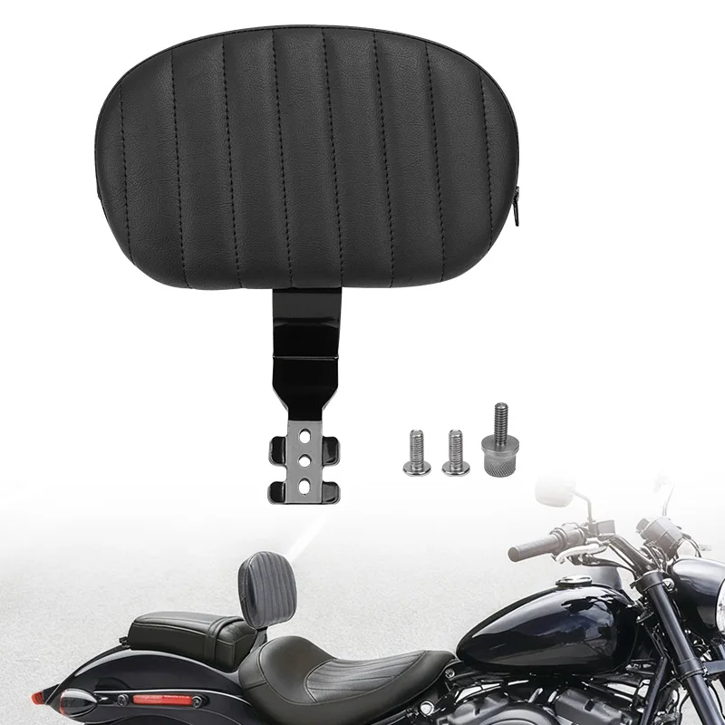 Motorcycle Front Driver Rider Seat Backrest Pad Mounting Fit For Harley Softail Slim Standard Street Bob 2018-later
Motorcycle Front Driver Rider Seat Backrest Pad Mounting Fit For Harley Softail Slim Standard Street Bob 2018-later