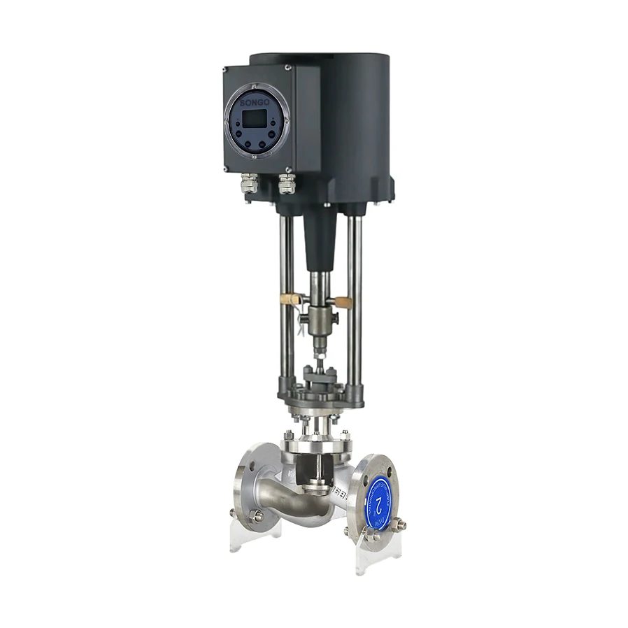 Flange End Stainless Steel 304 AC220V Electric Regulation Control Valve Electric Single Seat Equal Percentage Modulating Valve
Flange End Stainless Steel 304 AC220V Electric Regulation Control Valve Electric Single Seat Equal Percentage Modulating Valve