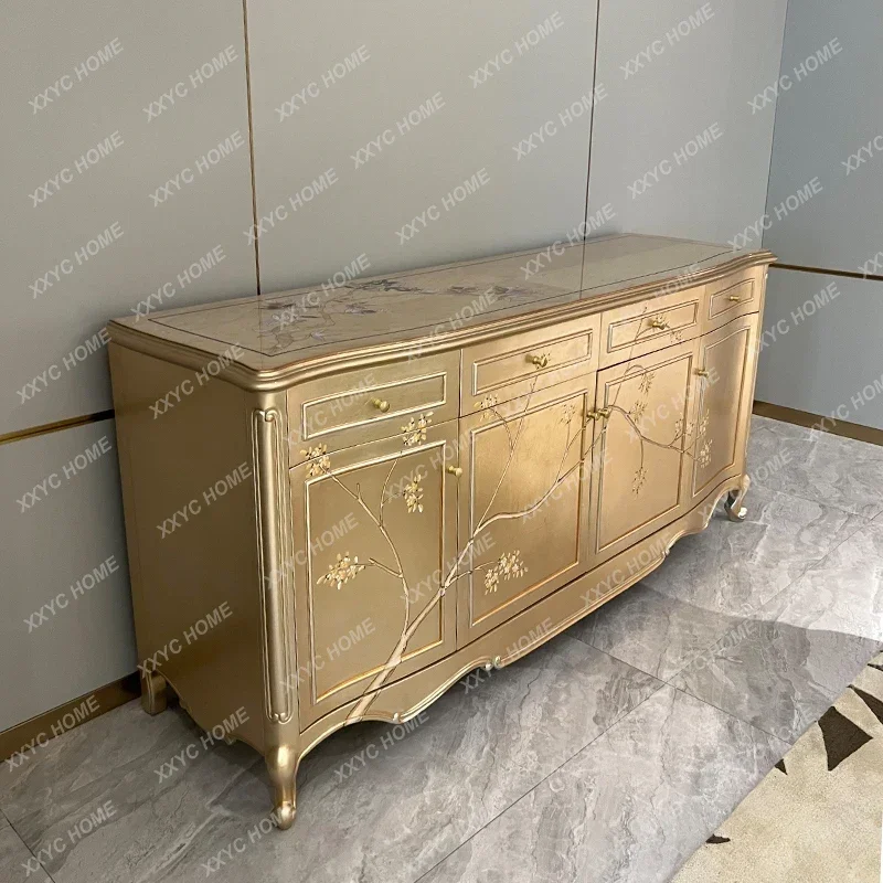 TT gold foil entrance cabinet solid wood master bedroom TV cabinet storage cabinet
TT gold foil entrance cabinet solid wood master bedroom TV cabinet storage cabinet