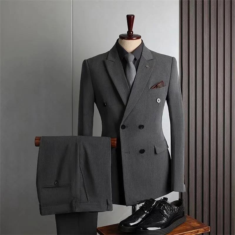 BK312 Men's tailcoat two-piece set wedding groomsman groom single piece top two-piece set Spring and Autumn
BK312 Men's tailcoat two-piece set wedding groomsman groom single piece top two-piece set Spring and Autumn