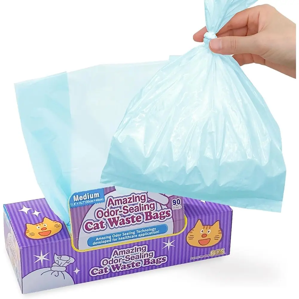 Durable Unscented Medium Blue Cat Waste Bags - 90 Count, Pack of 1
Durable Unscented Medium Blue Cat Waste Bags - 90 Count, Pack of 1