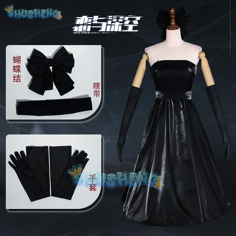 FC6Love and Deepspace Heroines Cosplay Costume Black Dress Rongbai Lamp Uniform Halloween Party Women Men Props Shusheng@FC8!
FC6Love and Deepspace Heroines Cosplay Costume Black Dress Rongbai Lamp Uniform Halloween Party Women Men Props Shusheng@FC8!