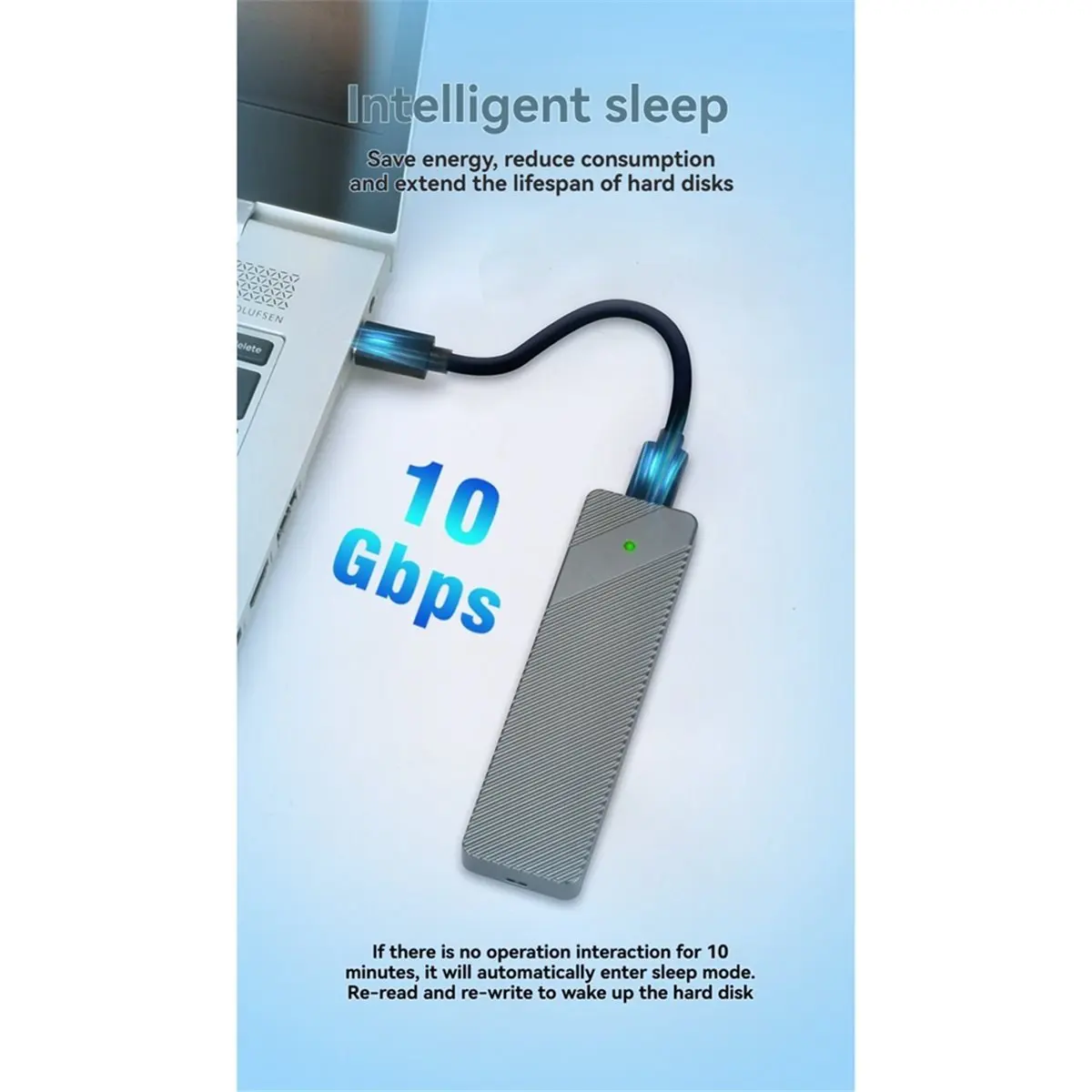 Stable- M.2 Solid State SSD Type-C USB 3.2 Interface 10Gbps Dual Protocol NVMe/NGFF External Box USB3.2 M.2 SSD Enclosure
Stable- M.2 Solid State SSD Type-C USB 3.2 Interface 10Gbps Dual Protocol NVMe/NGFF External Box USB3.2 M.2 SSD Enclosure