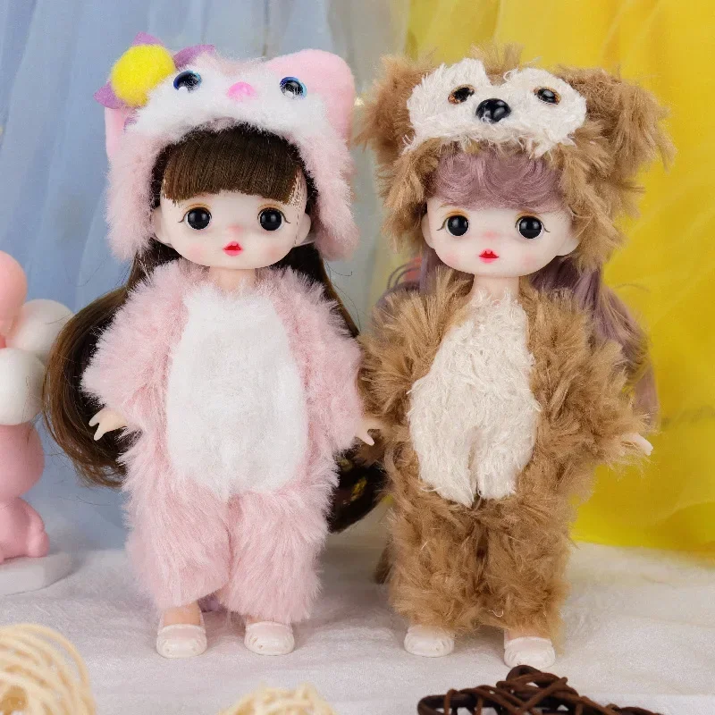 16 см подвижная мультисуставная 3D имитация глаз DIY платье 1/8 кукла и плюшевая одежда для девочек детская игрушка в подарок
16 см подвижная мультисуставная 3D имитация глаз DIY платье 1/8 кукла и плюшевая одежда для девочек детская игрушка в подарок