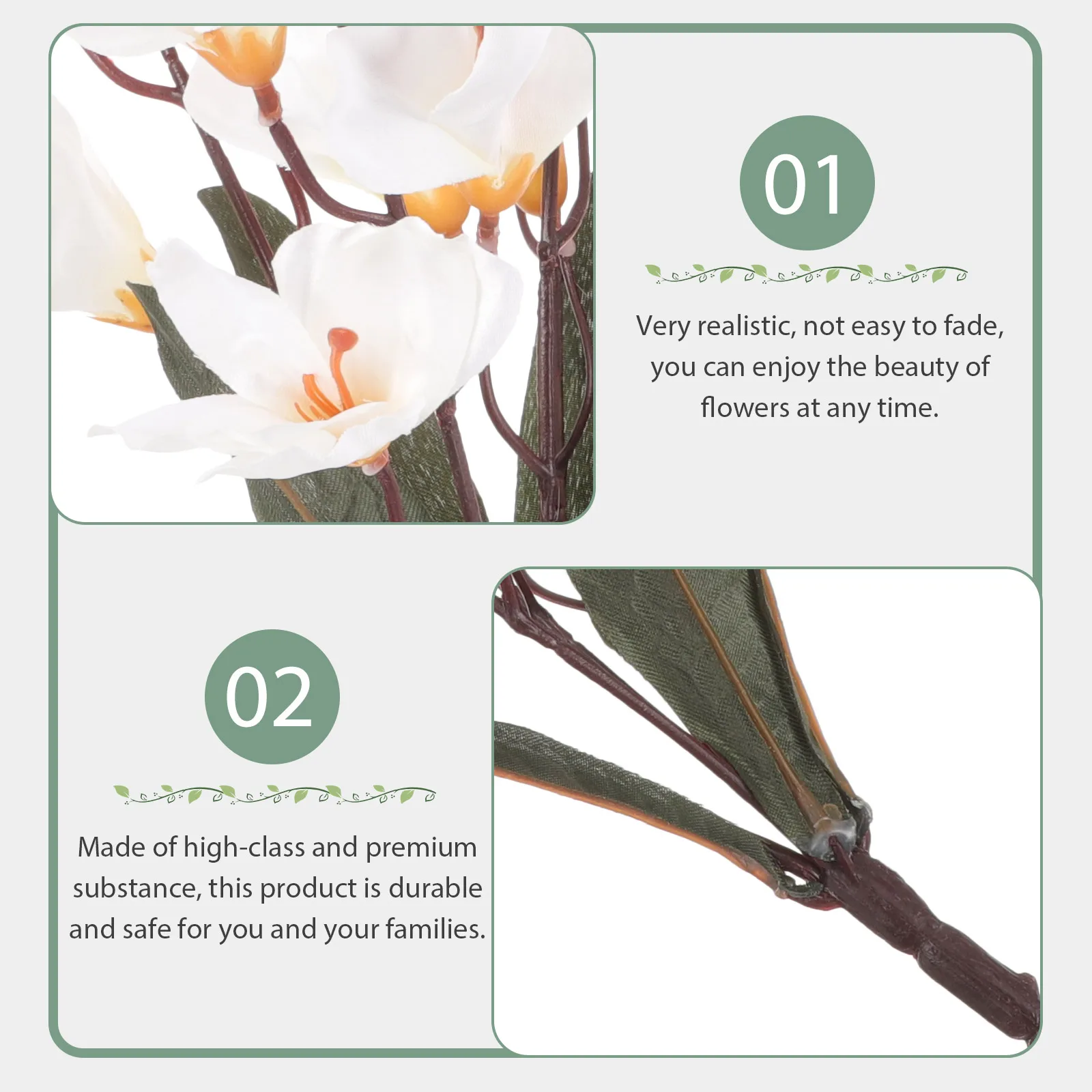 Artificial Flower Plants For Home Decorative Flowers Garden Indoor Outdoor Realistic Faux Flowers For Centerpieces
Artificial Flower Plants For Home Decorative Flowers Garden Indoor Outdoor Realistic Faux Flowers For Centerpieces