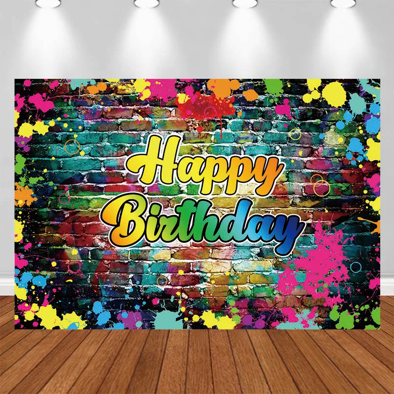 LS Photography Background Graffiti Brick Wall Text Decor Birthday Cake Smash Baby Shower Kids Portrait Photo Backdrop Studio
LS Photography Background Graffiti Brick Wall Text Decor Birthday Cake Smash Baby Shower Kids Portrait Photo Backdrop Studio